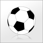 サッカーボールのイラスト素材　eps形式