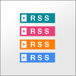 RSS配信用ボタン2のpsd形式素材